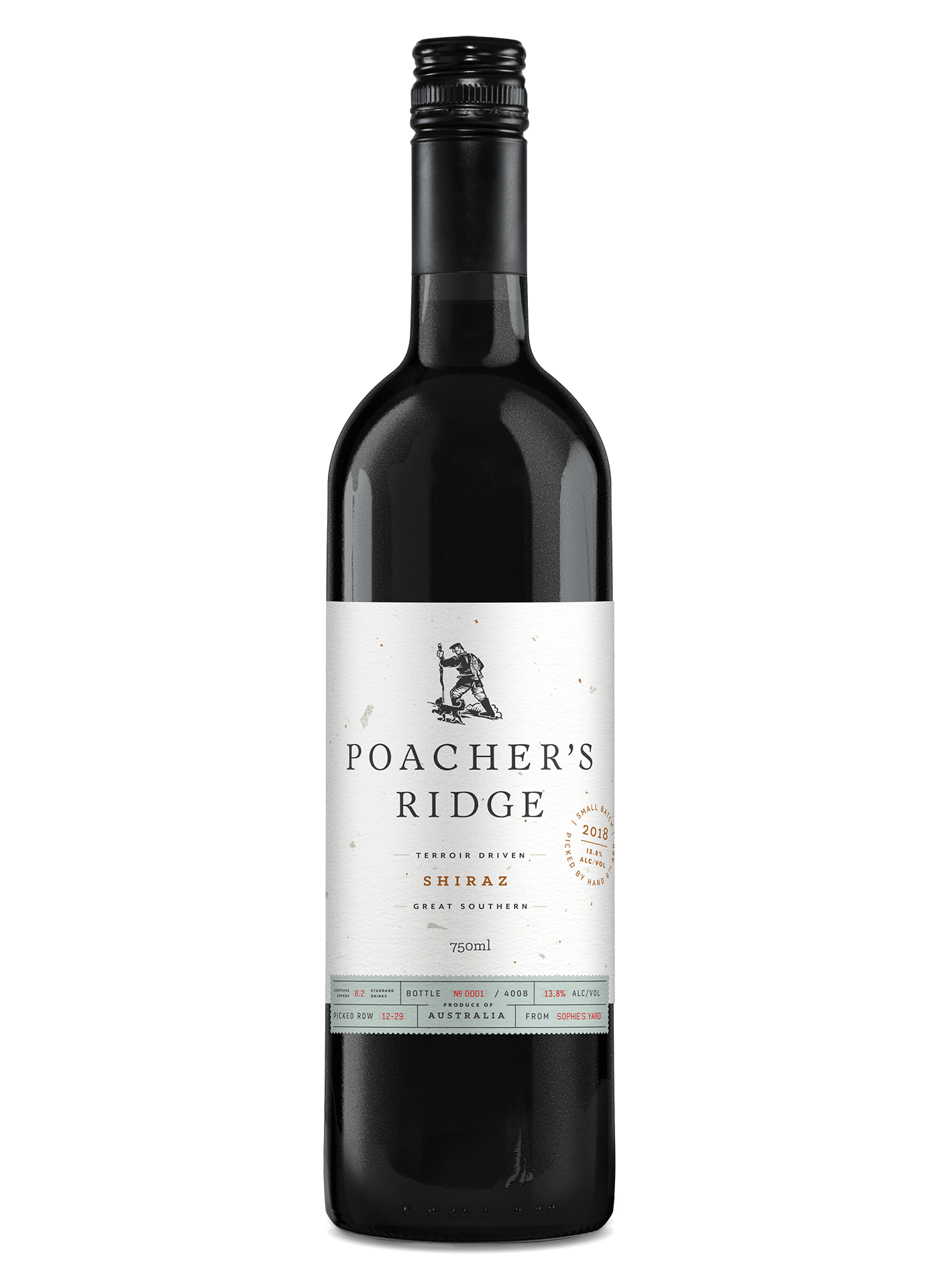 Shiraz 2018 - Poacher's Ridge Bottle