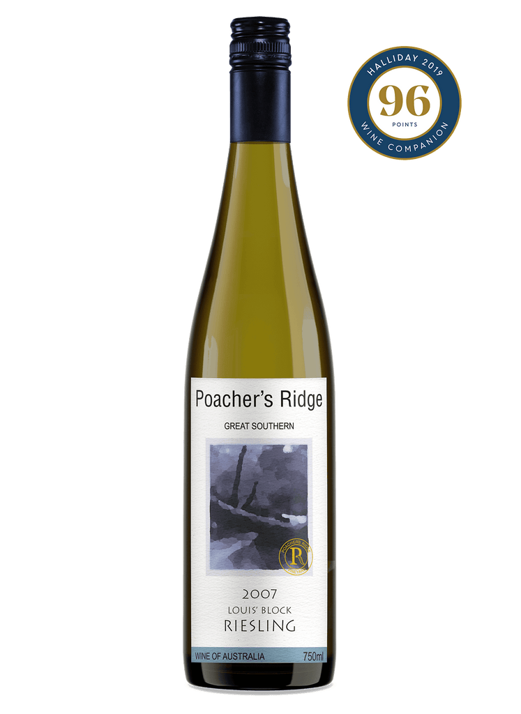 Riesling 2007 — Cellared & Aged Gold Winner - Poacher's Ridge