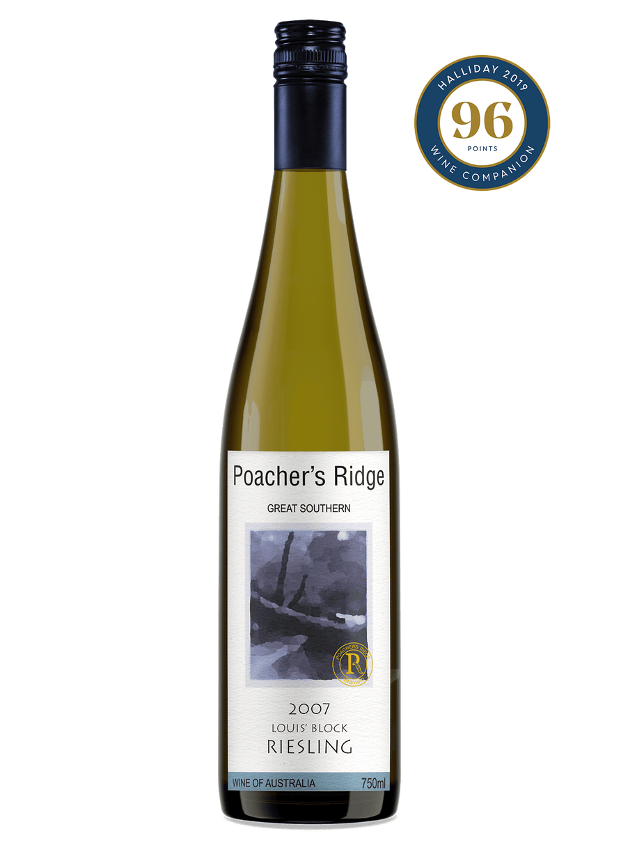 Riesling 2007 — Cellared & Aged Gold Winner - Poacher's Ridge